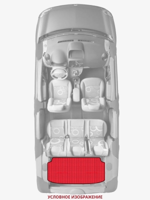 ЭВА коврики «Queen Lux» багажник для Volkswagen Saveiro